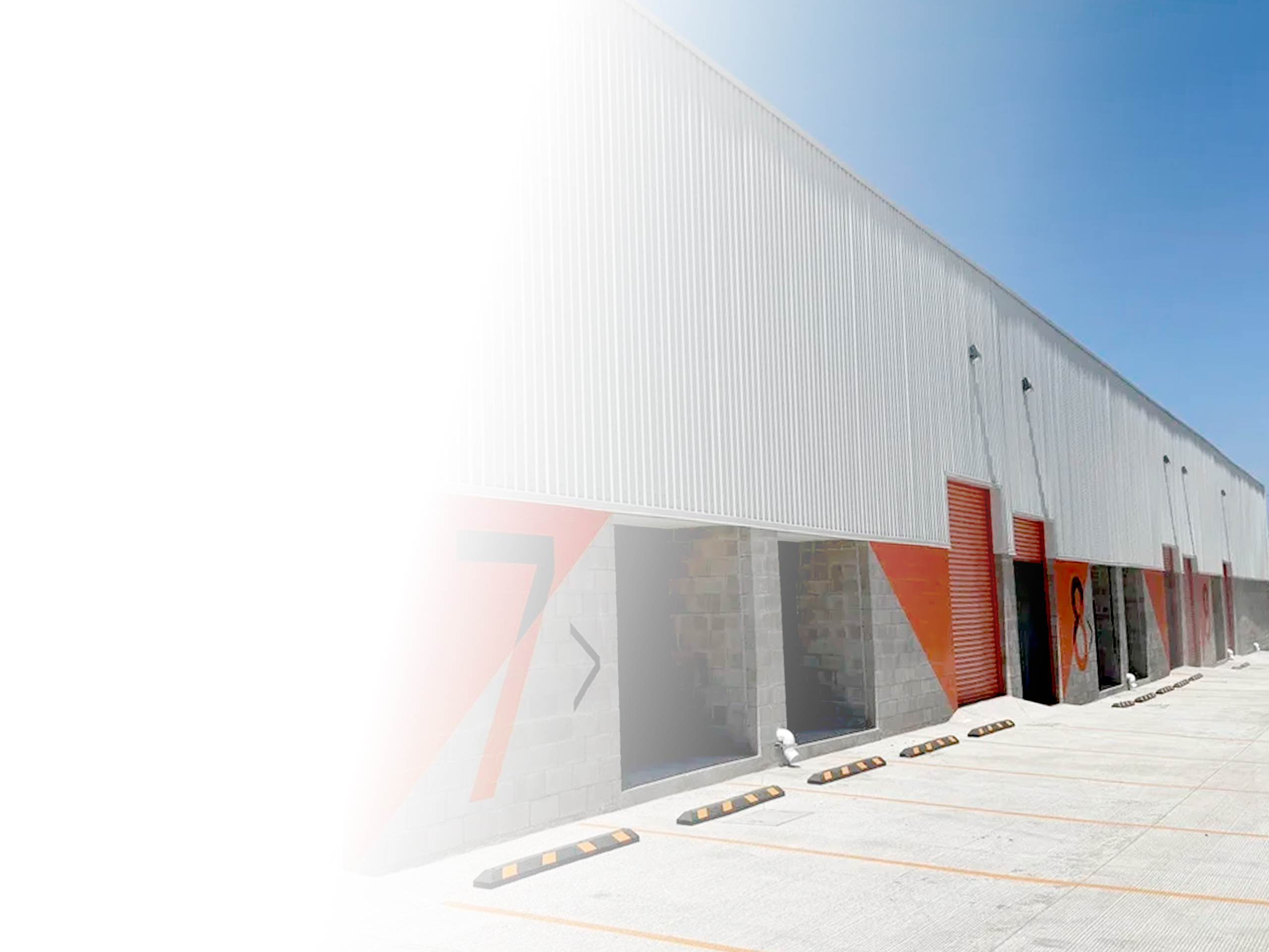 Conjunto de bodegas CDU FLEX fachada exterior, Libertad, Tijuana